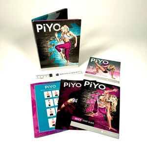Beachbody PiYo Chalene Johnson Complete DVD Workout Set with Guides